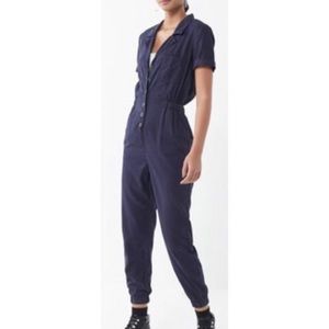 Urban Outfitters BDG Navy blue short sleeve jumpsuit, XS
